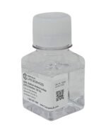 Small clear lab bottle with a white cap, label shows Cepham Life Sciences and SDS: Sodium dodecyl sulfate solution (125 mL).
