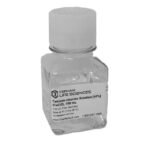 Small clear bottle with a white cap, labeled Calcium chloride Solution [10%] (CaCl2), 100 mL, Cepham Life Sciences.