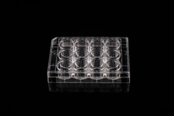 12 Well Cell Culture Plate, Flat, Non-Treated, Sterile 1/pk, 50/cs