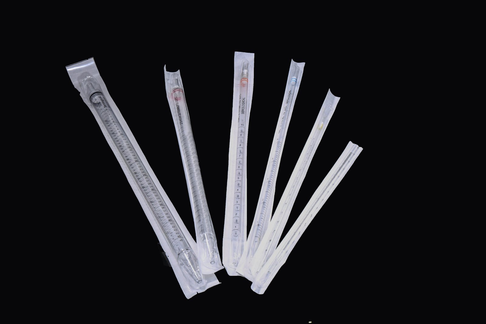 328002-scaled-1.jpg 25ml Serological Pipette with 7.0ml negative graduation, 2/10 ml graduations, Sterile, 20 per bulk bag, 200/pk, 800/cs - Image 1