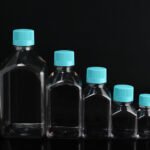 1000mL Square shape PETG Media Bottles, Sterile, 4/pk, 12/cs
