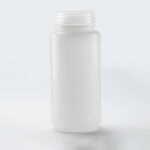 500ml Natural Color Round HDPE Storage Bottle, Wide Mouth, Sterile, 5/pk, 50/cs