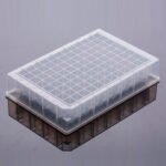 1.0 ml 96-Well Deep Well Plate, U-Bottom, Square Well, Sterile, 5/pk, 50/cs