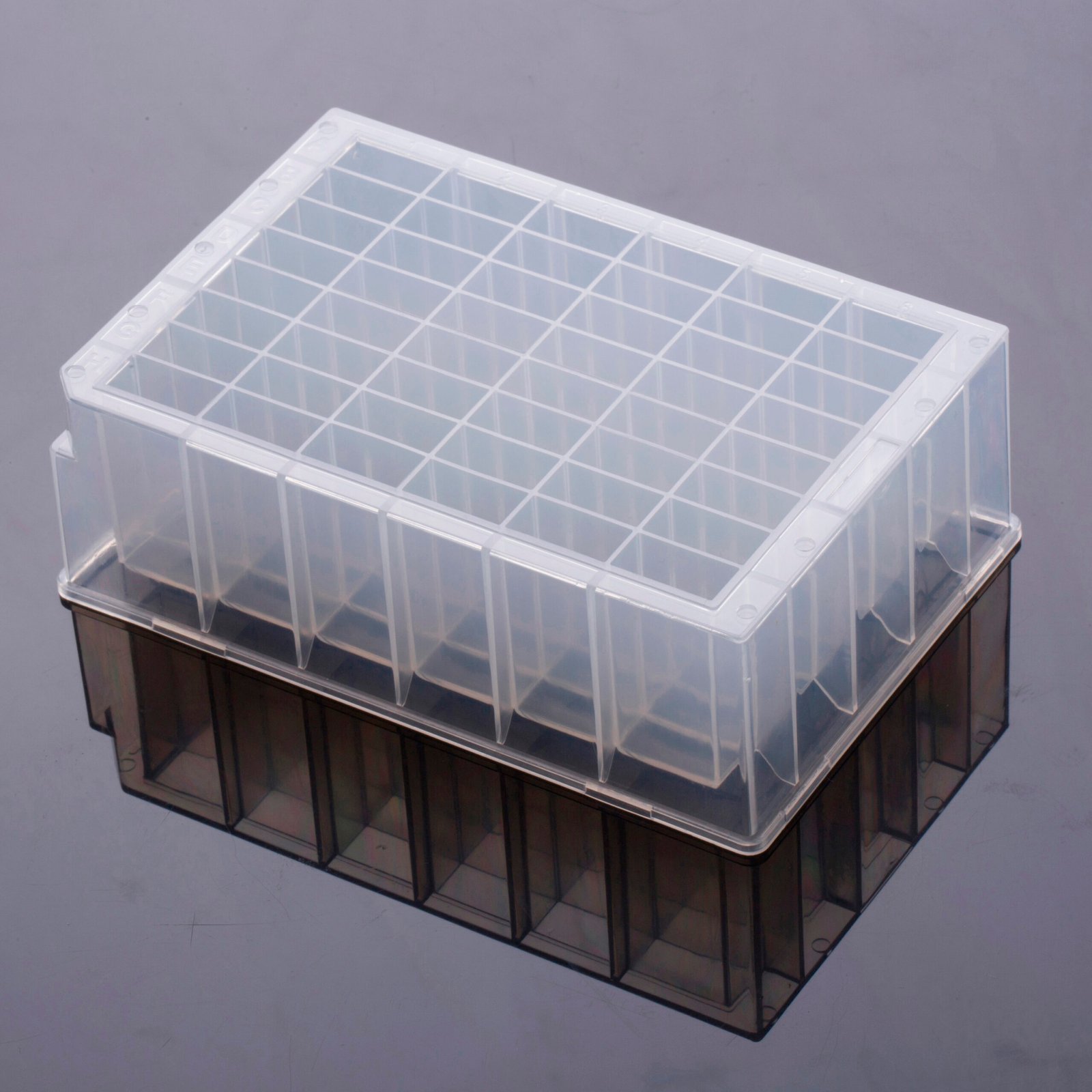 504002-scaled-1.jpg 4.6 ml 48-Well Deep Well Plate, U-Bottom, Square well, non-sterile, 5/pk, 50/cs - Image 1