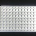 96 Well Round well Silicone Sealing Mat, pre-slit, 1.0 ml, Sterile, 10/pk, 50/cs