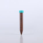 15ml Amber Color Centrifuge Tube, Rack(PS Rack), Sterile 50/pk, 500/cs