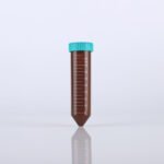 50ml Amber Color Centrifuge Tube, Rack (PS Rack), Sterile 25/pk, 500/cs