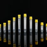 2D Barcode 0.5ml Cryogenic Vial, Self-Standing, Internal Thread, Sterile 9*9/rack, 16 racks /cs, 1296 vials/cs