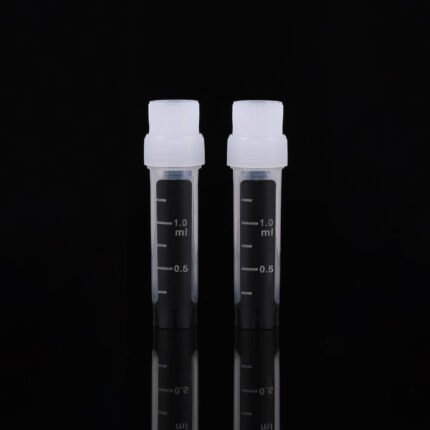 3D Barcode 1.8 mL Cryogenic Vial, Self-Standing, External Thread, 10*10/rack, 10 racks /cs, 1000 vials/cs