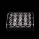 12 Well Cell Culture Plate, Flat, TC, Sterile, Individually plastic wrapped, 1/pk, 50/cs