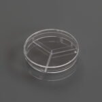 100 x 15 mm Petri Dish, Y-Plate (3-section), stackable, sterile, 20/pk, 500/cs