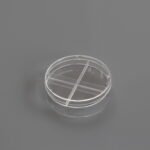 100 x 15 mm Petri Dish, X-Plate (4-section), stackable, sterile, 20/pk, 500/cs