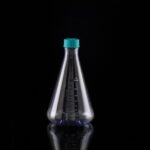 2L PC Conical Erlenmeyer Flasks, Flat Base, Seal Cap, Sterile, 1/pk, 6/cs