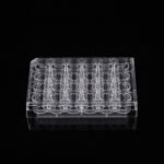 24 Well Glass Bottom Cell Culture Plate,? 10mm,TC, sterile 1/pk, 10/cs