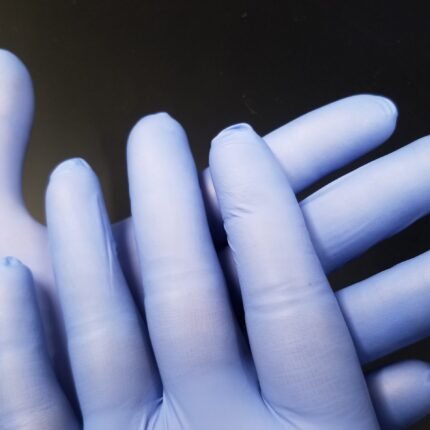 Nitrile examination gloves, powder free, large,blue, 100/pk, 1000/cs