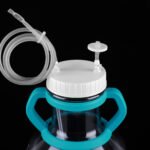 5L High Efficiency Erlenmeyer Flask Bi-directional Transfer Cap with TPE Tube (90cm 1/8" ID 1/4" OD), Vent Filter (0.22 ?m ?24mm), without Flask , Sterile, 1/pk, 4/cs