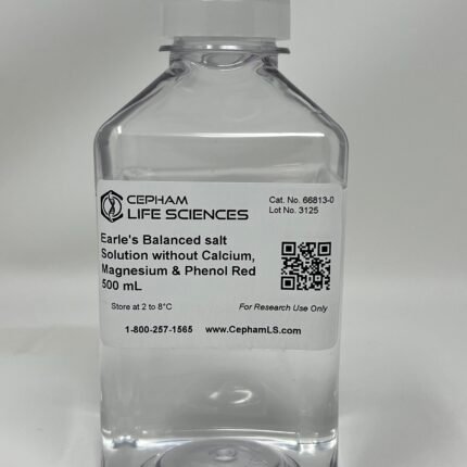 EBSS (Earle?s Balanced Salt Solution) without calcium, magnesium, and phenol red