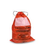 Autoclave bag, drawstring,  red, 25 x 35"
