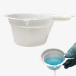 Weigh Boat, white, 40mL, bucket style