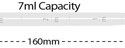 7mL Graduated to 3mL Large Bulb