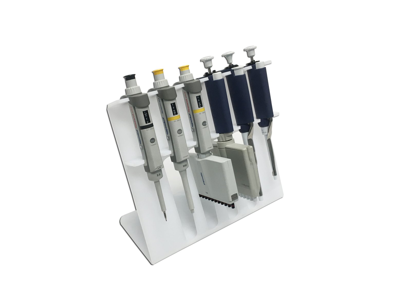 P4406-Full Rack for 6 pipettes, acrylic - Image 1