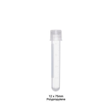 Tube, 5mL, 12 x 75mm PP w/cap