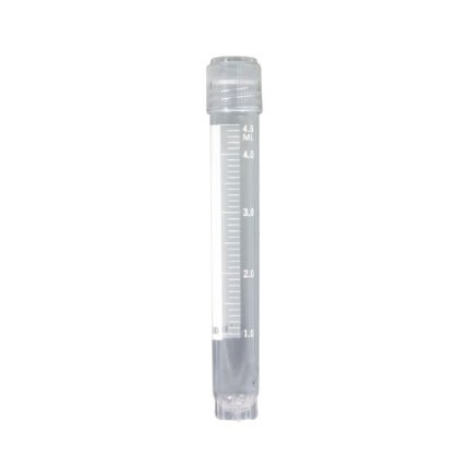 Cryo tube, ext thread, strl, 5mL, skirted
