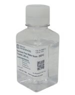 Bottle of nuclease-free water (Cepham Life Sciences) with white cap; label reads 'Nuclease Free Water Non-DEPC Treated, 250 mL'