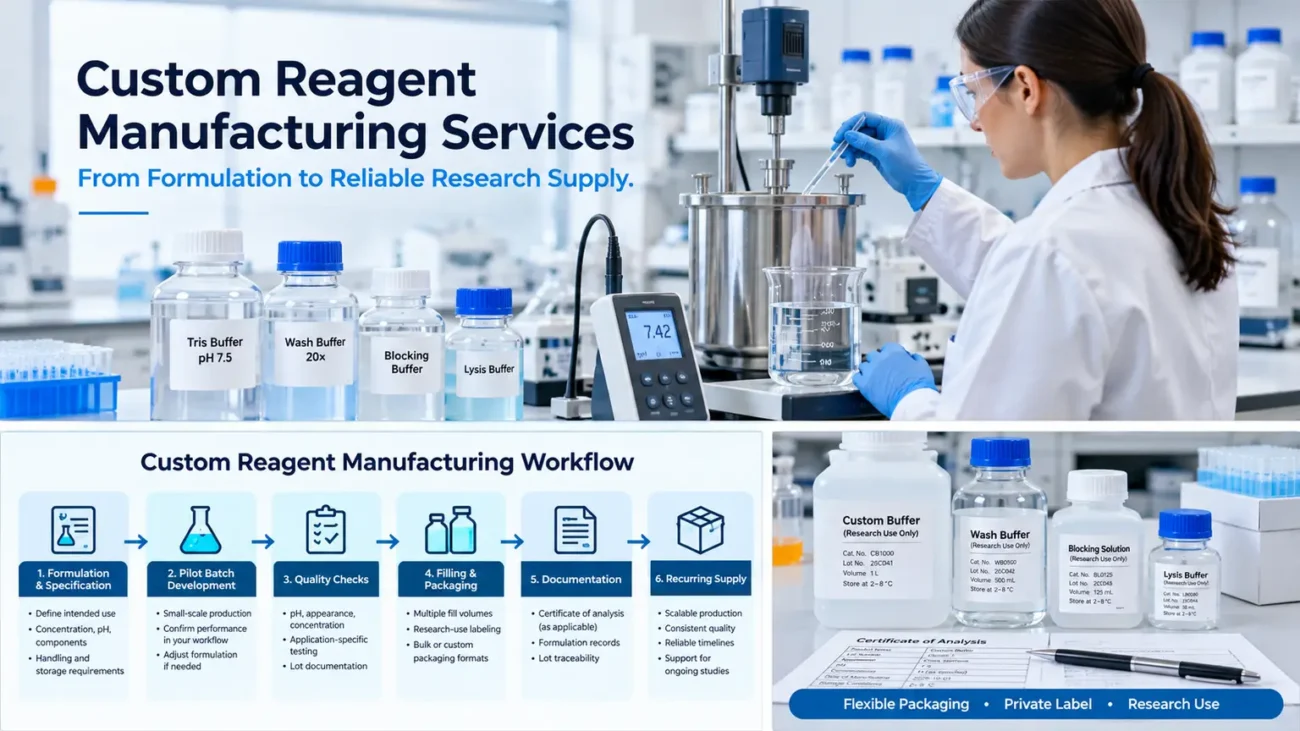 Custom Reagent Manufacturing Services for Research